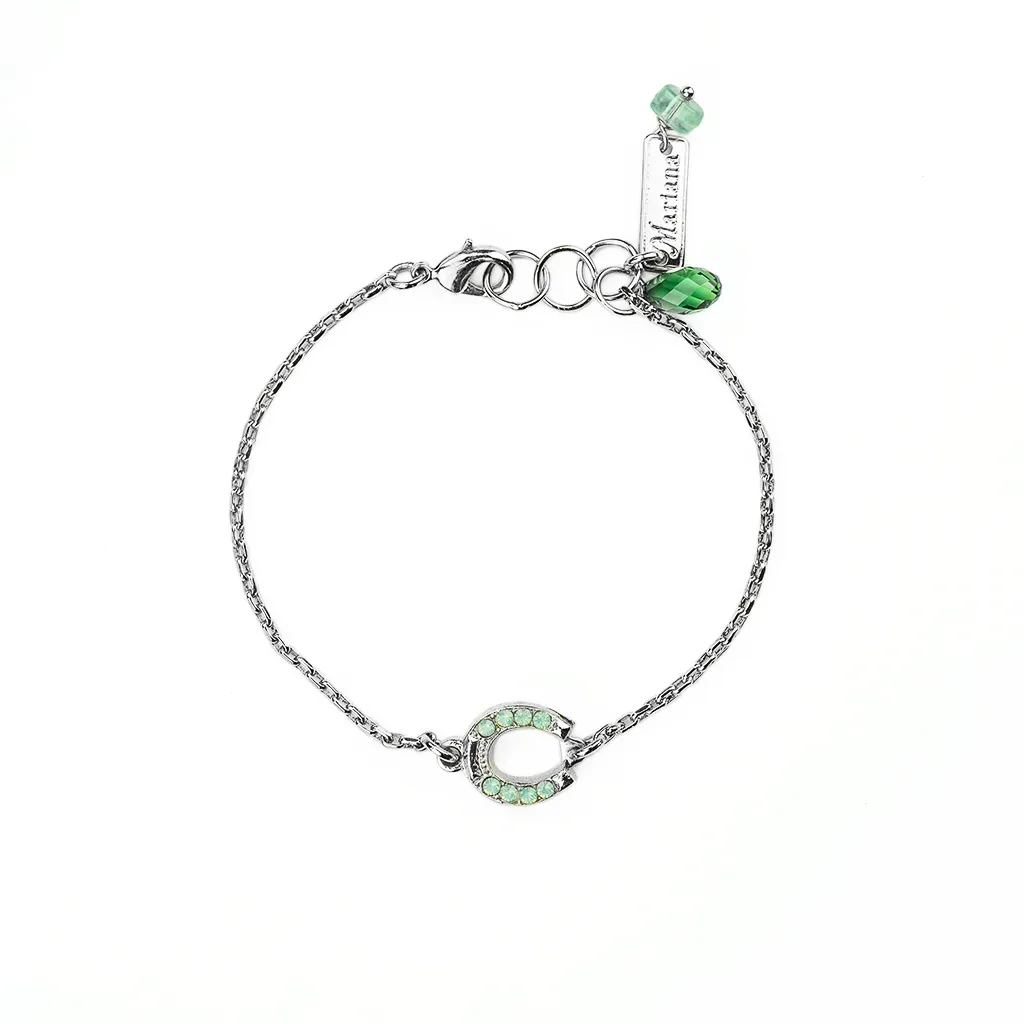 Petite Horseshoe Bracelet in "Pacific Opal" *Custom*