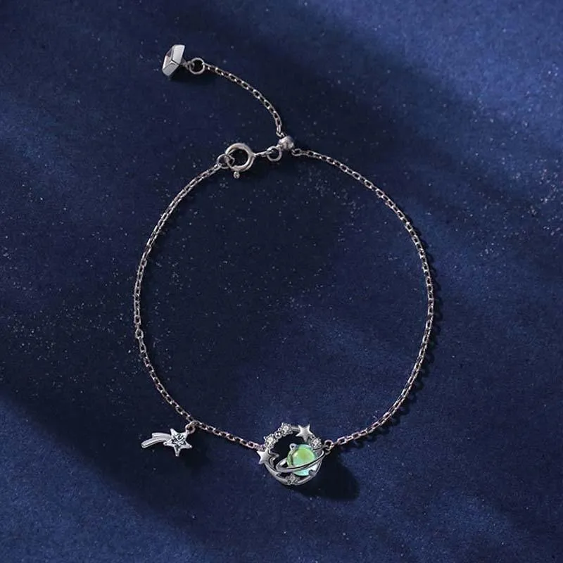 Planet Star Charm Bracelet
