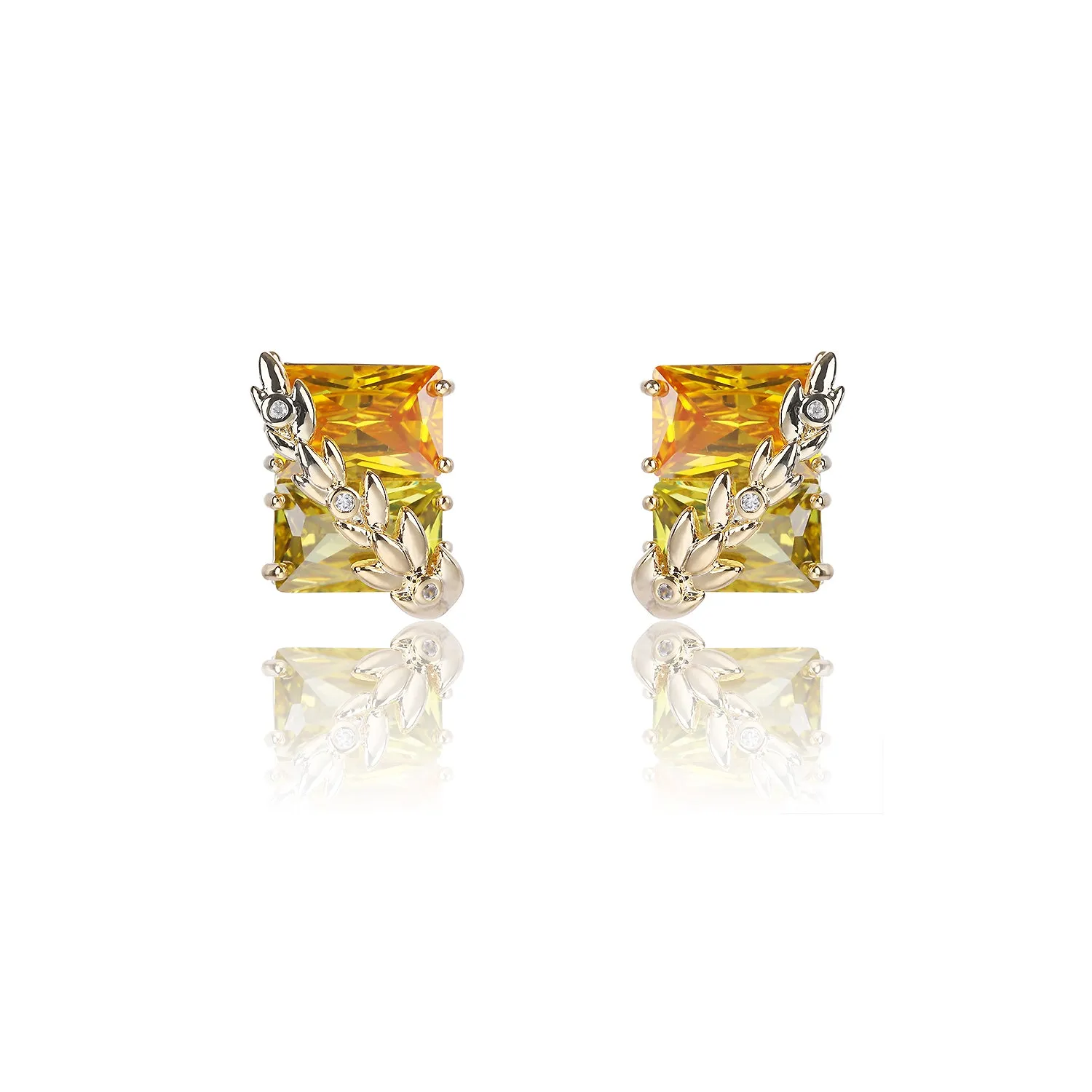 Popular Zircon Square Drop Earring, Women's Girl's Gatherings Jewelry CE11783