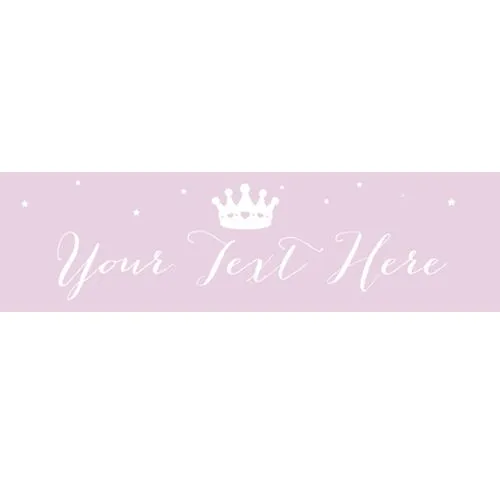 Princess Personalised Banner - 120cm x 30cm