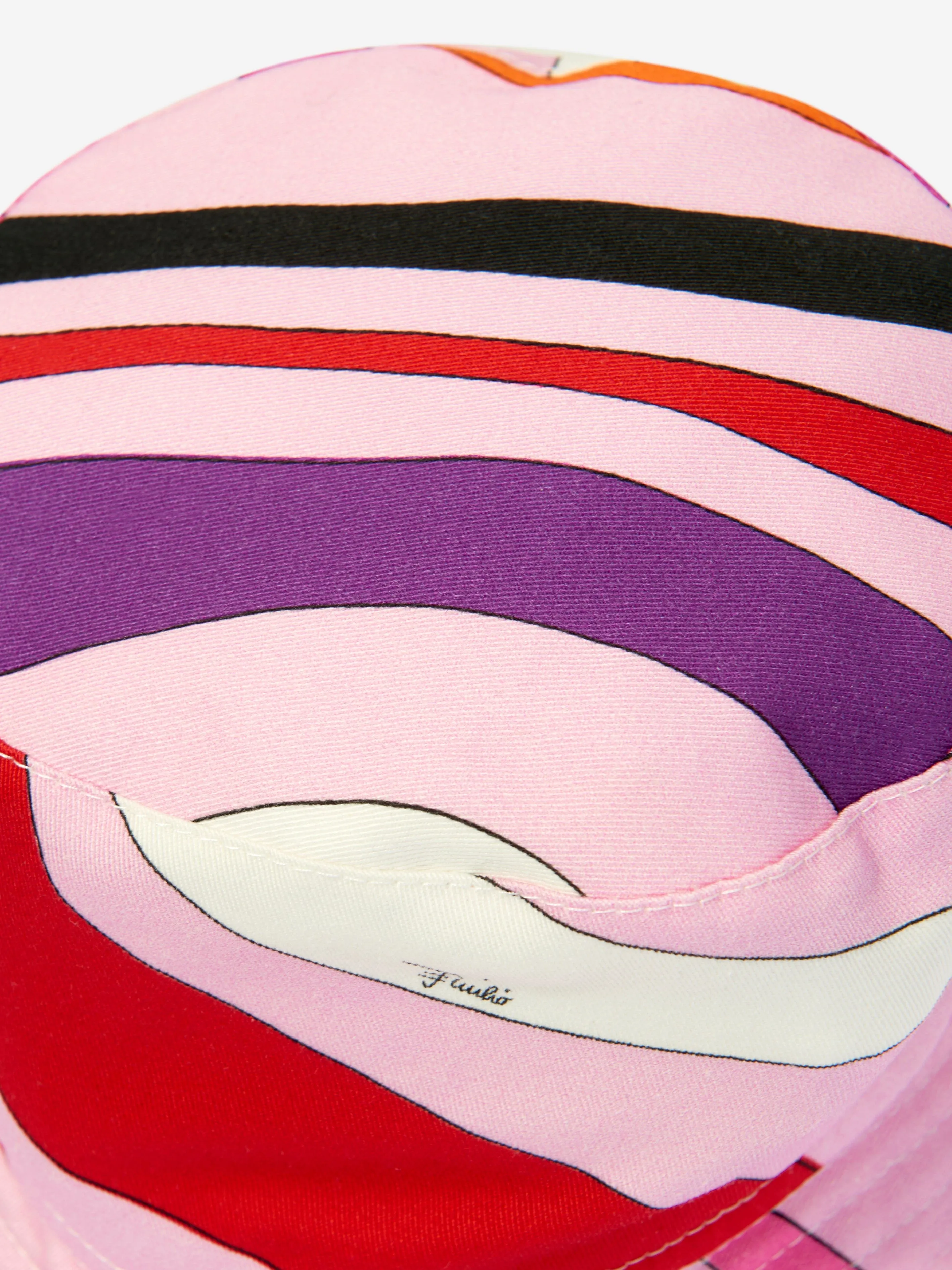 Pucci Girls Marmo Print Bucket Hat in Multicolour