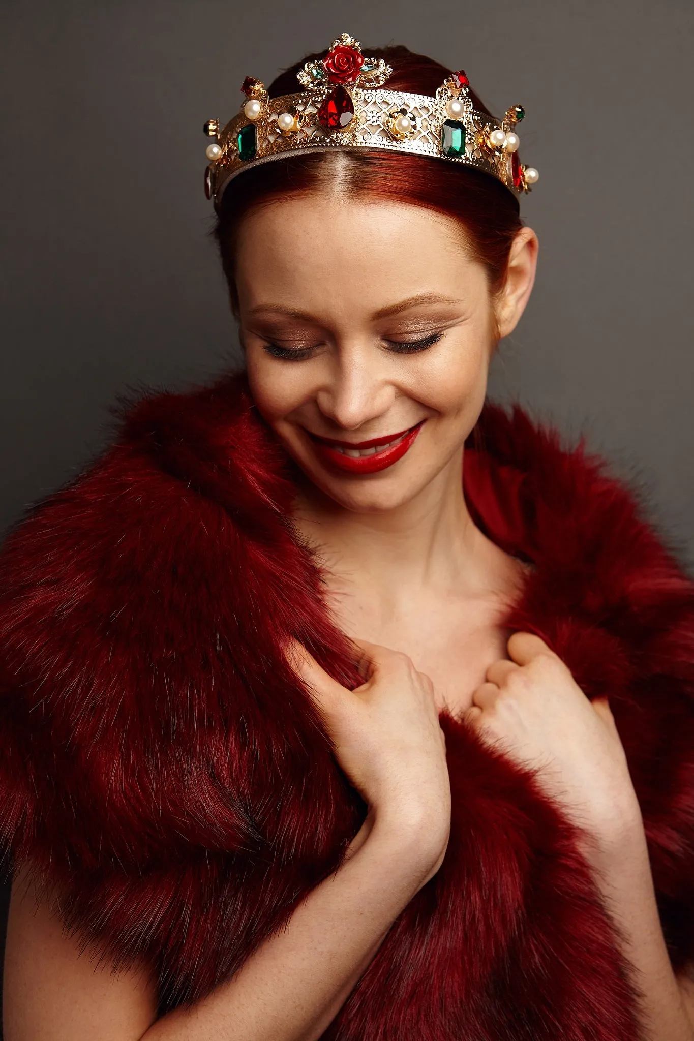 Red and Gold Tiara