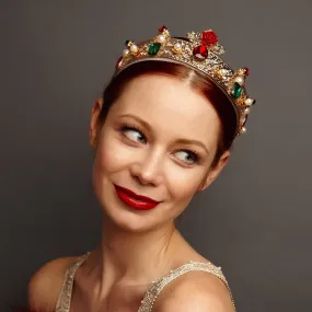 Red and Gold Tiara