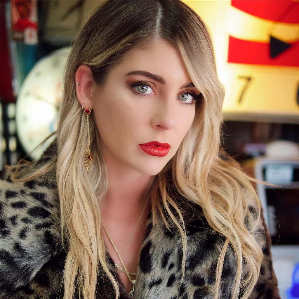 Red Iced Skull Earrings