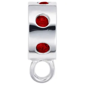 Rembrandt Charms - Charmdrop Red Stones - 9150-007