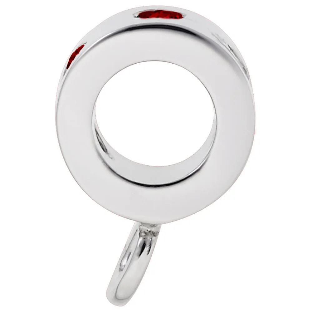 Rembrandt Charms - Charmdrop Red Stones - 9150-007