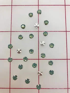 Rhinestones - 16SS Swarovski Rose Montees Pacific Opal