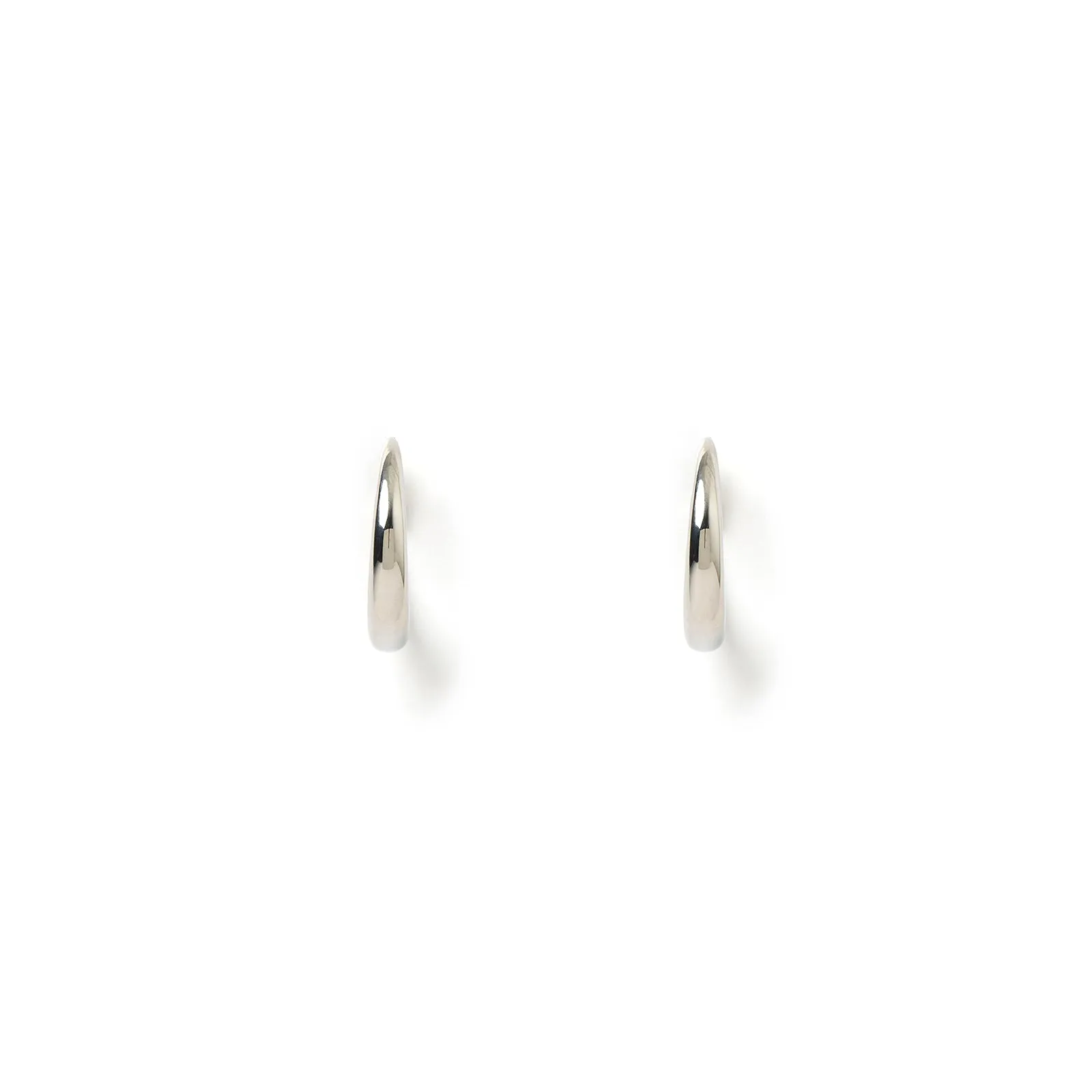 Riley Silver Hoop Earrings - Small