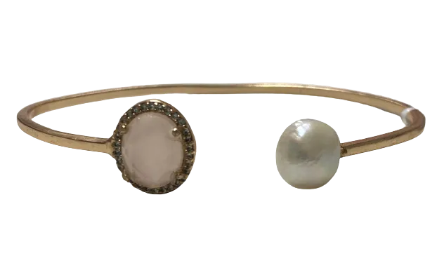 Rose Quartz Kissing Bracelet