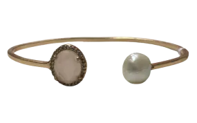 Rose Quartz Kissing Bracelet