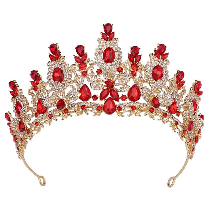 Royal Bridal Wedding Pageant Crown Princess Tiaras Hair Accessories