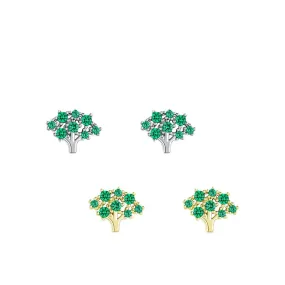 S925 Sterling Silver Japanese and Korean Countryside Vegetables Earrings