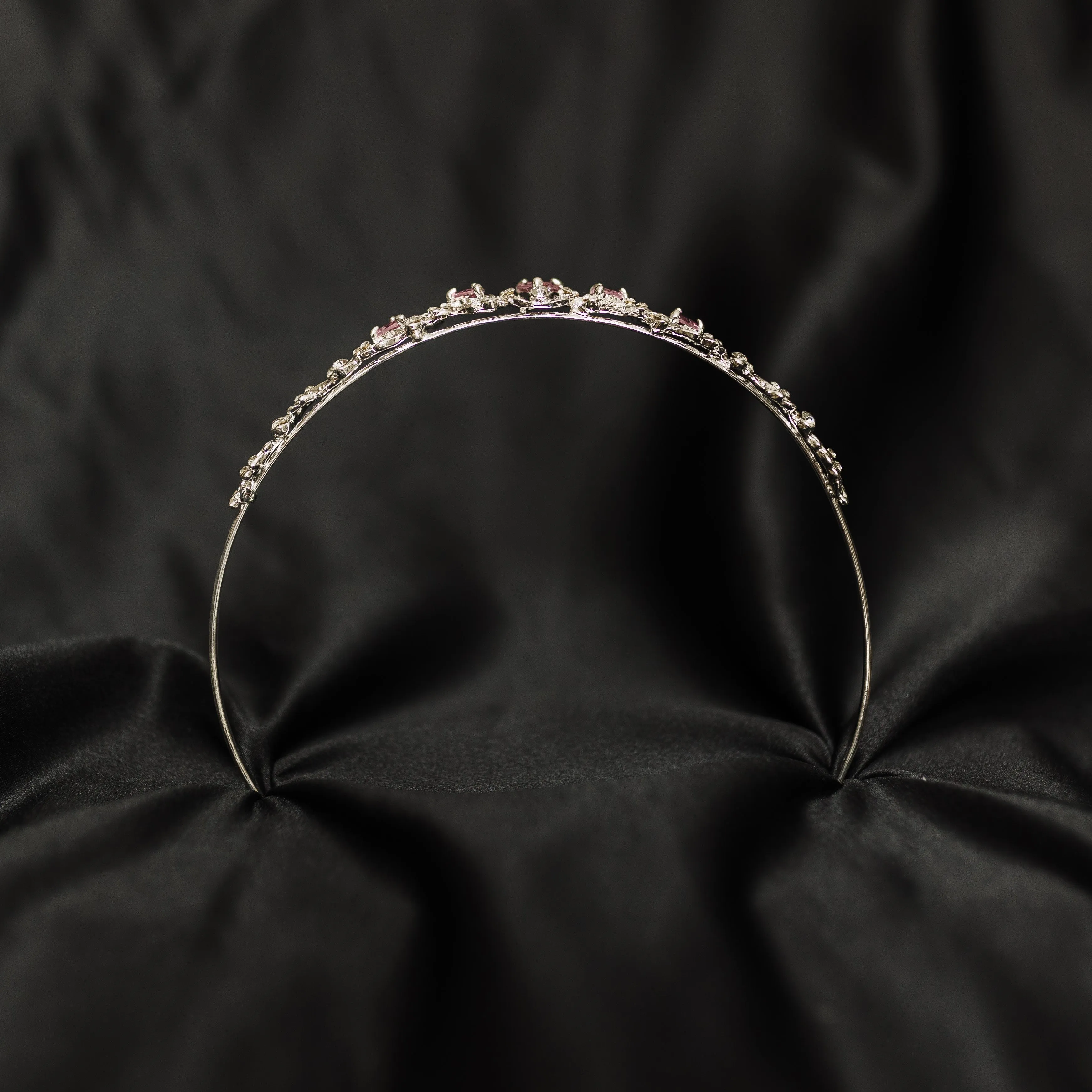 Sadie's Tiara in Pink & Silver