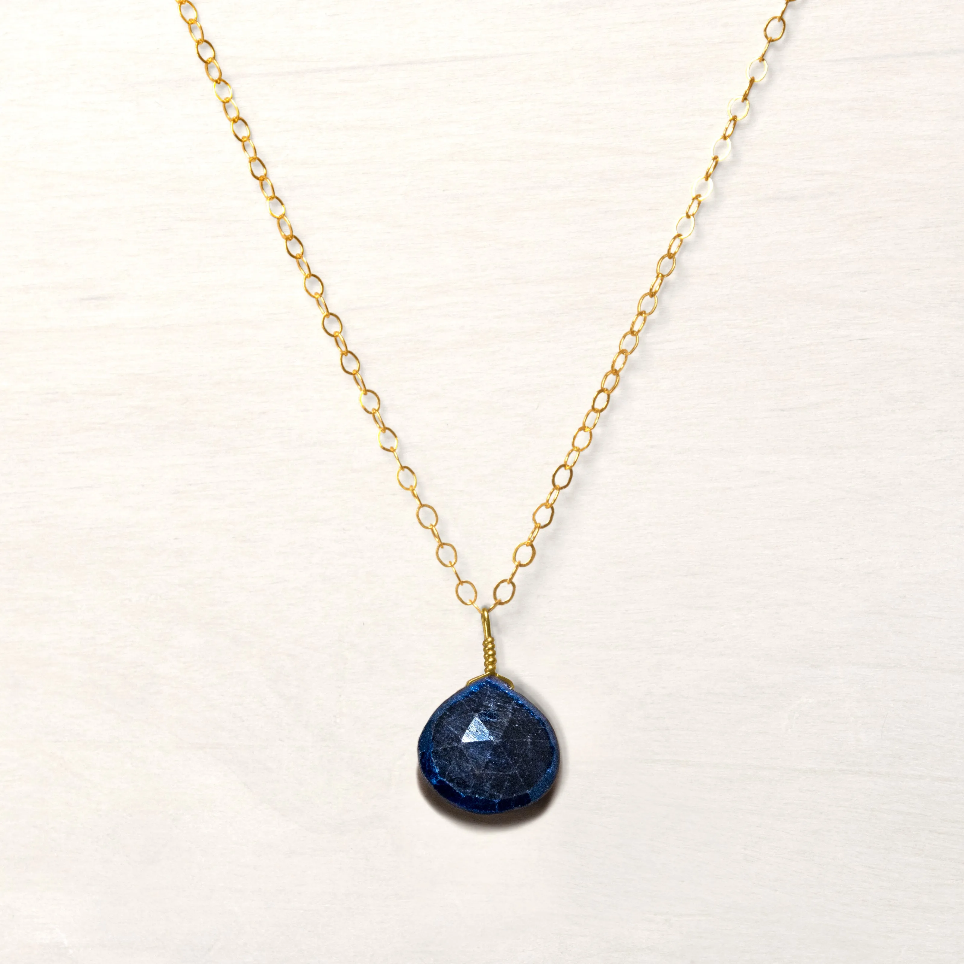 Sapphire Simple Necklace