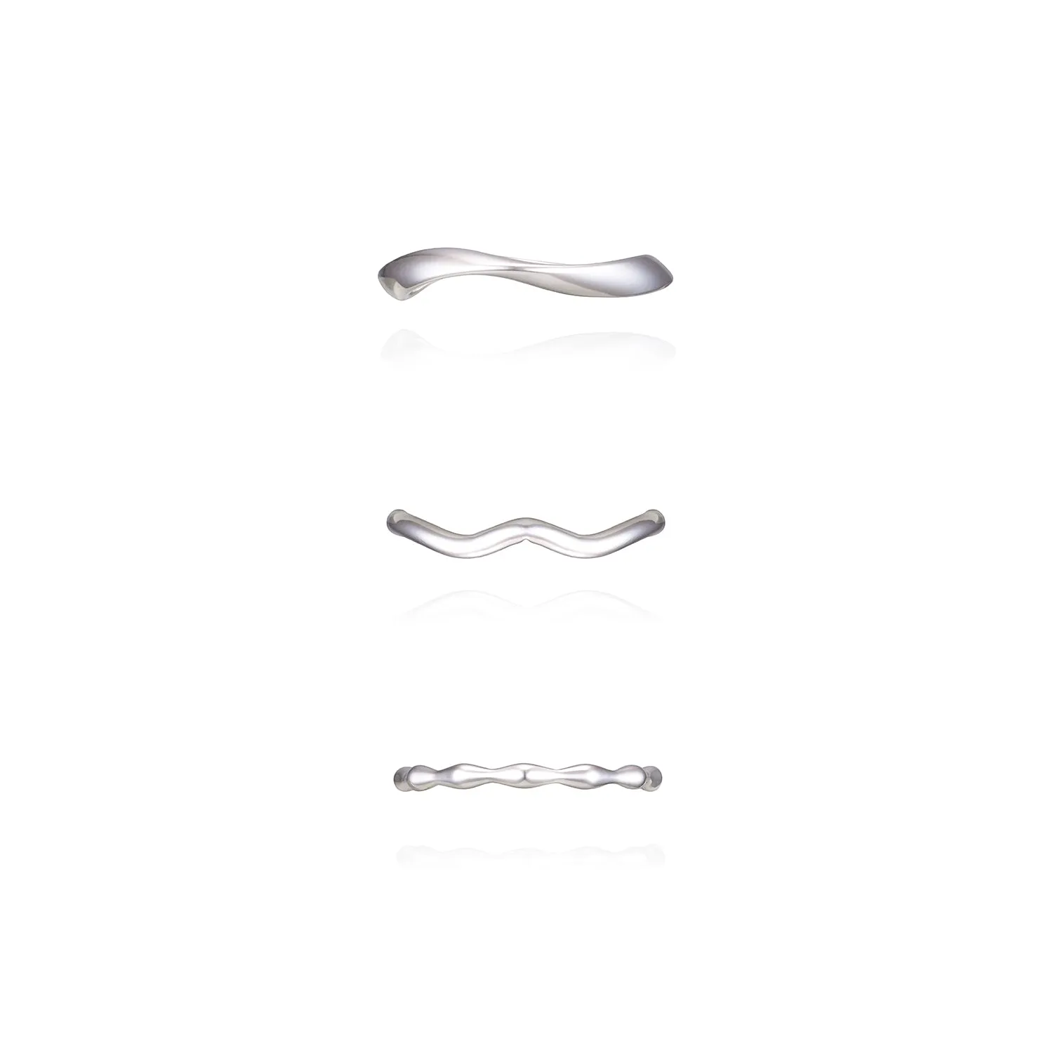 Shine Flow Rings SET