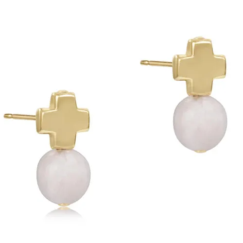 Signature Cross Gold Stud - Gold