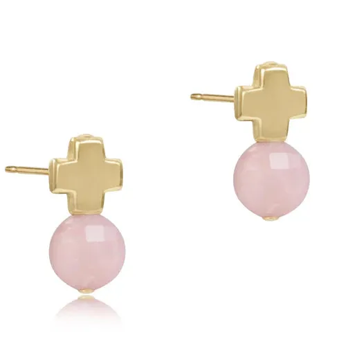 Signature Cross Gold Stud - Gold