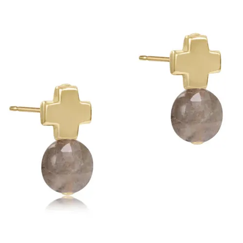 Signature Cross Gold Stud - Gold