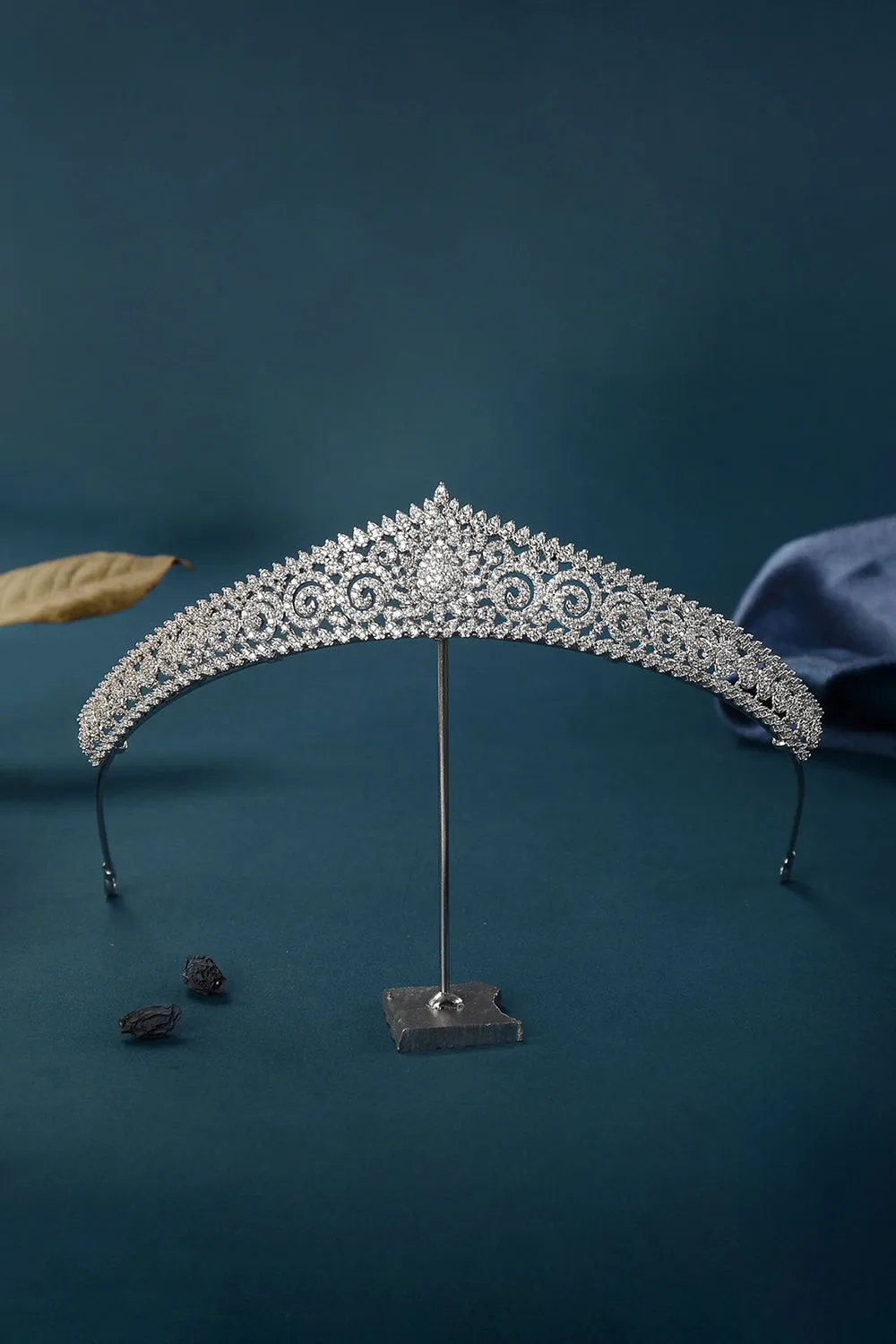 Silver Eternal Zircon Tiara