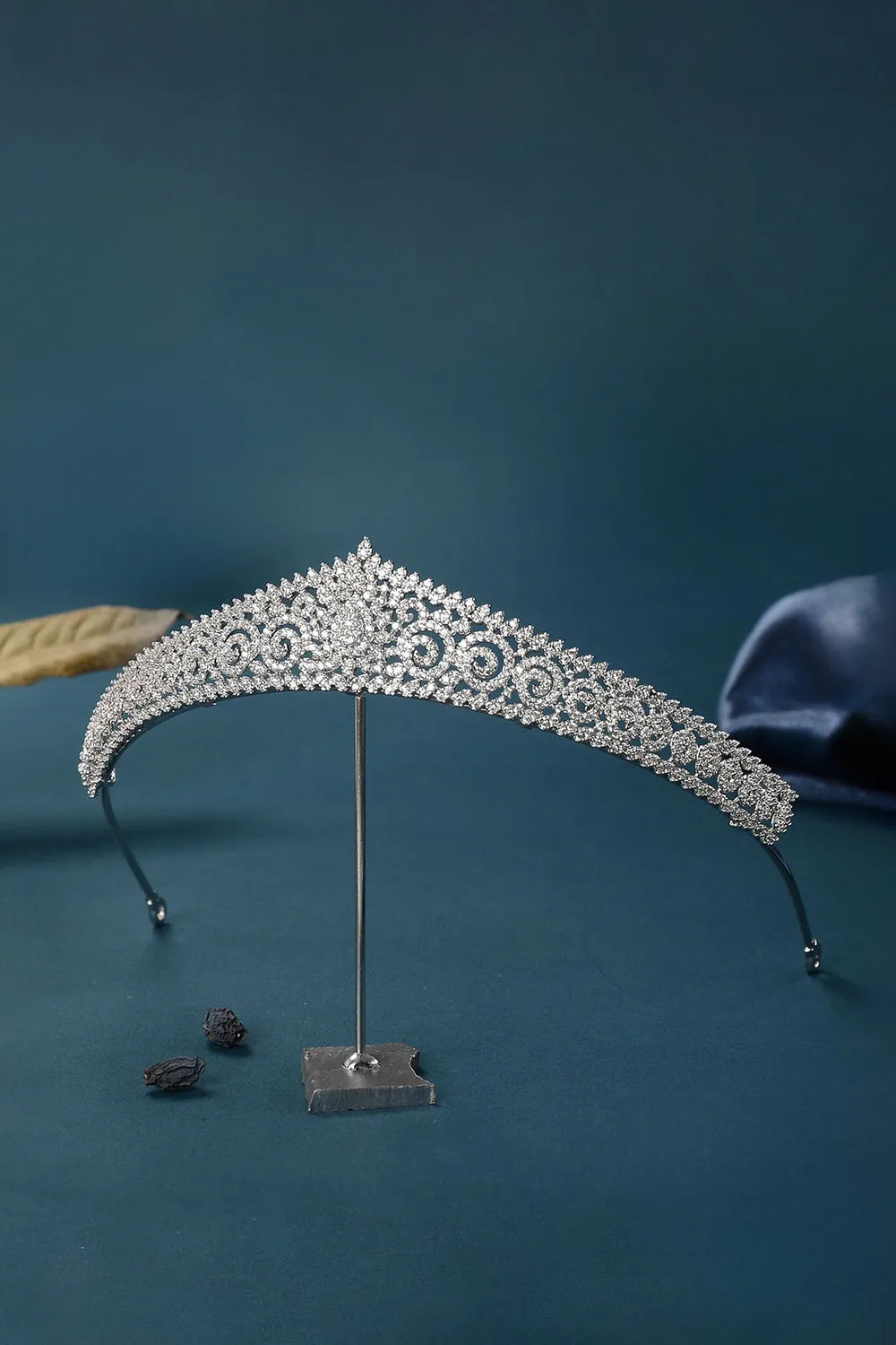 Silver Eternal Zircon Tiara