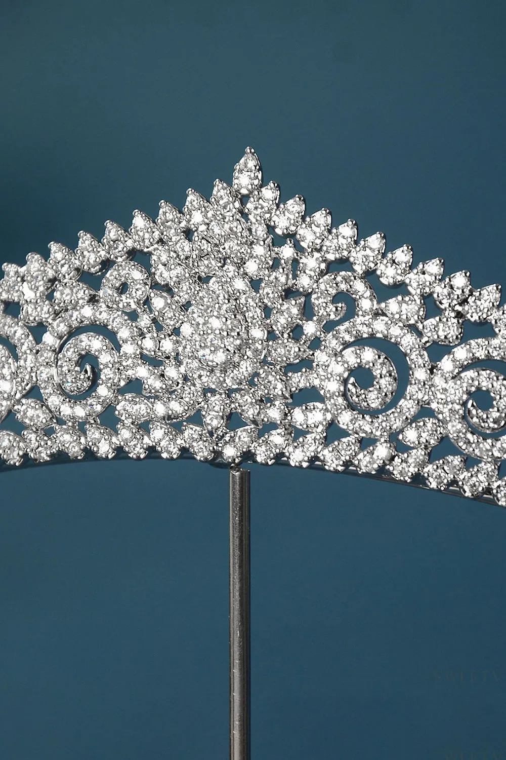 Silver Eternal Zircon Tiara