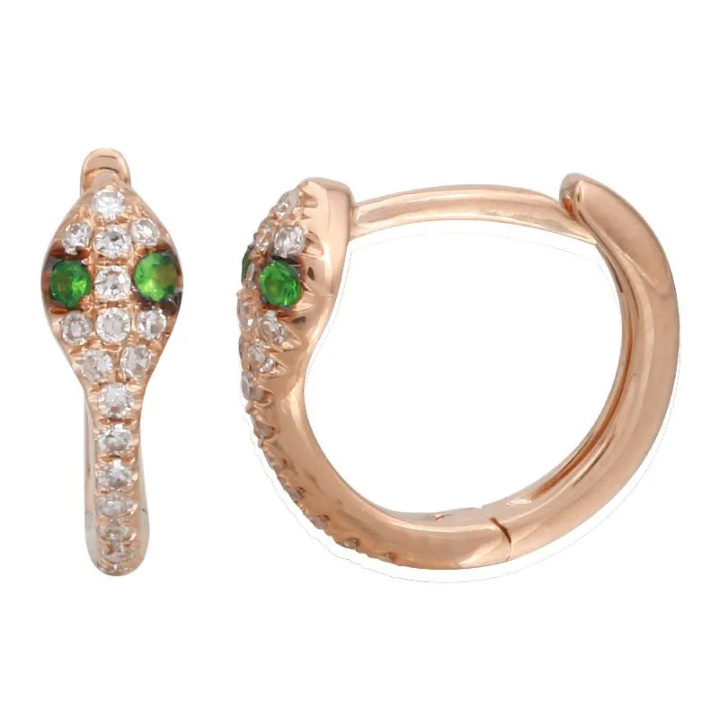 Snake Cuff Hoop Earrings