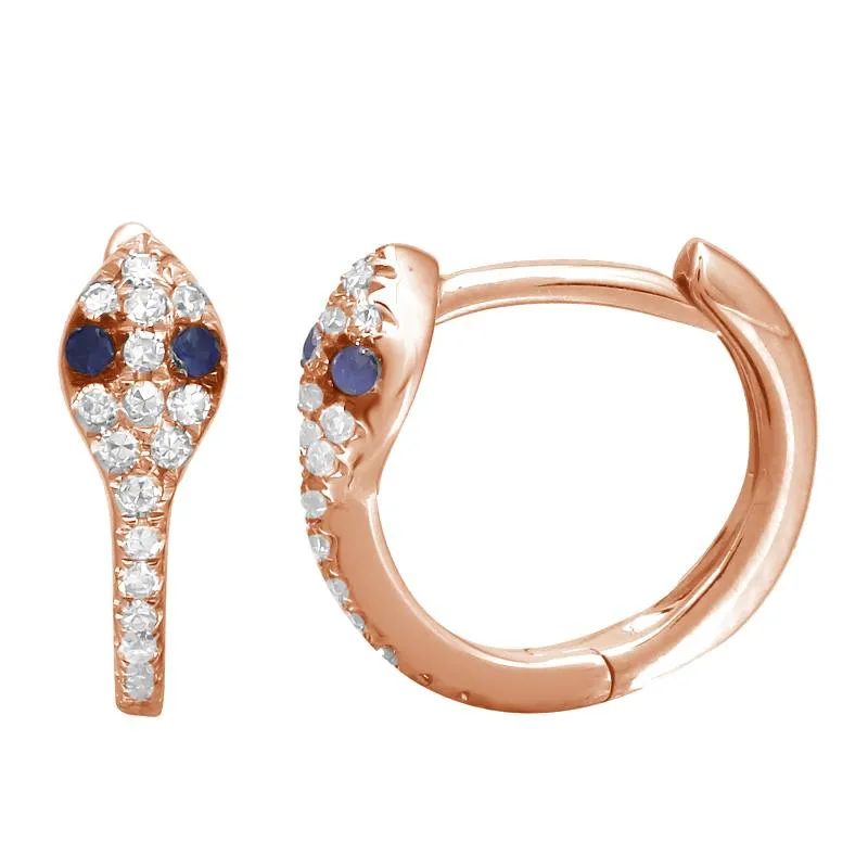 Snake Cuff Hoop Earrings