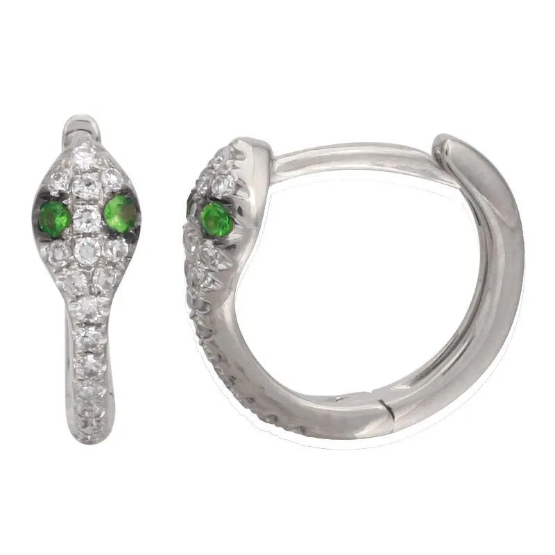 Snake Cuff Hoop Earrings