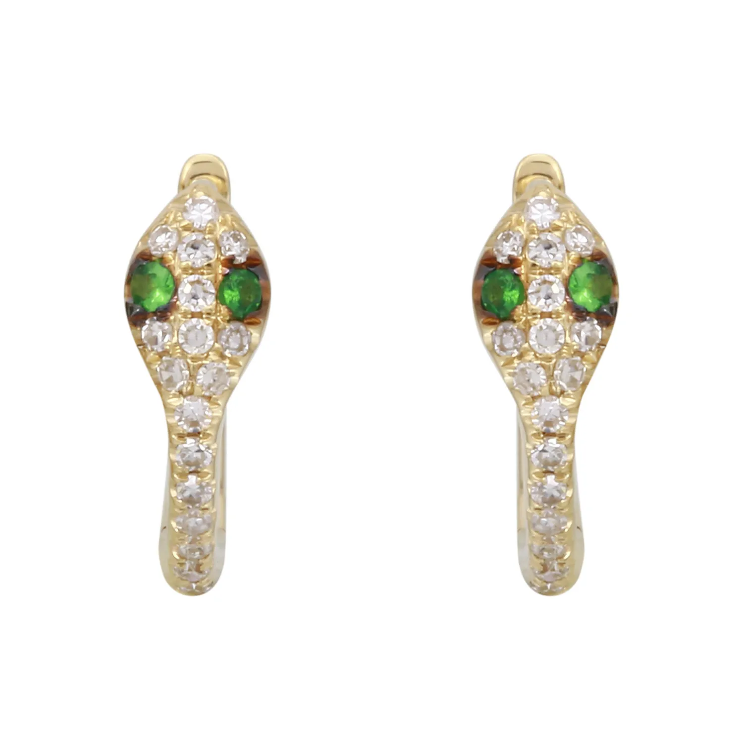 Snake Cuff Hoop Earrings