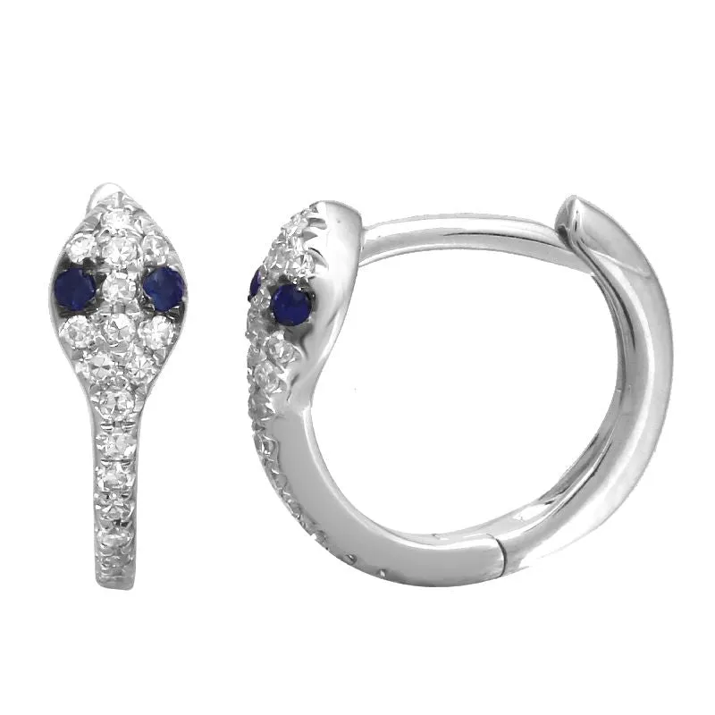Snake Cuff Hoop Earrings