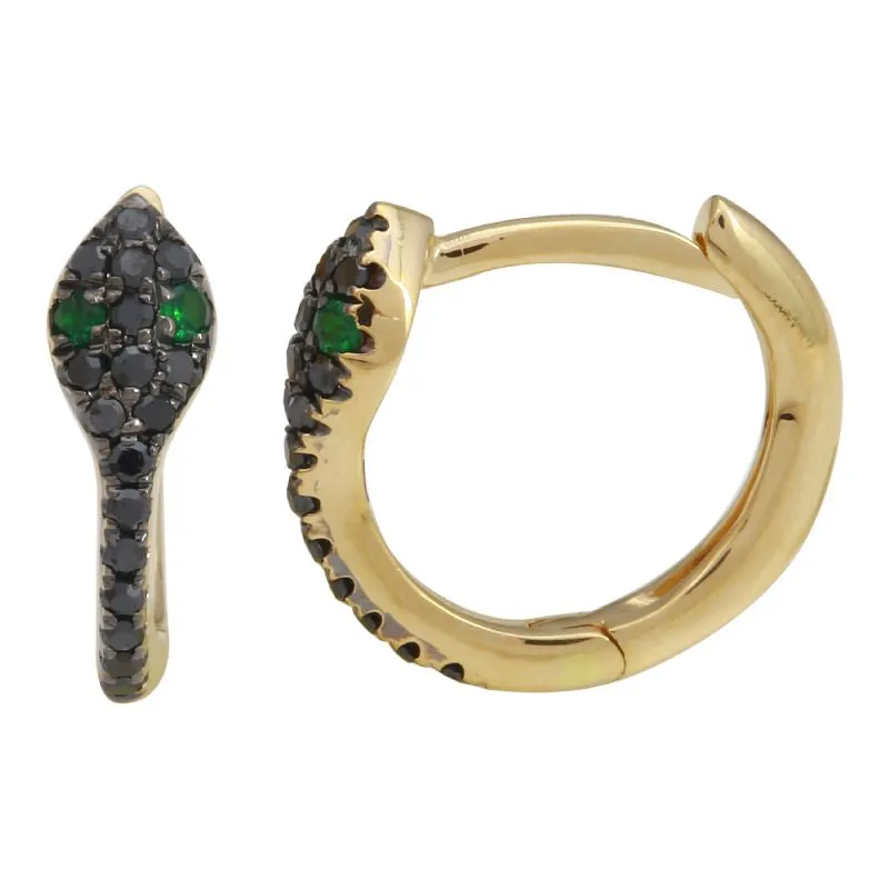 Snake Cuff Hoop Earrings
