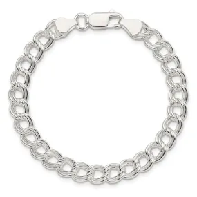 Sterling Silver Double Link Bracelet for Charms - Various Lengths