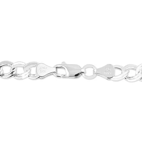 Sterling Silver Double Link Bracelet for Charms - Various Lengths