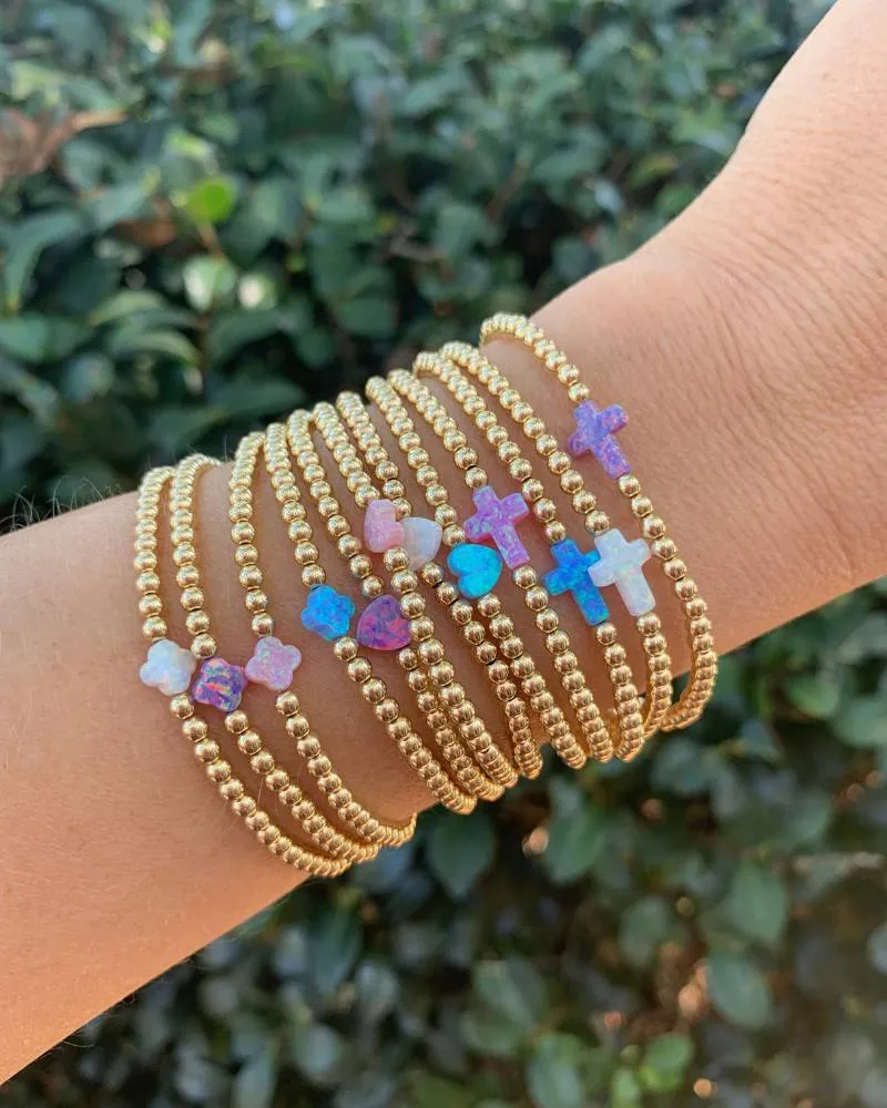 Stretch Clover Bracelet