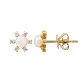 Sun Flower Stud Earrings