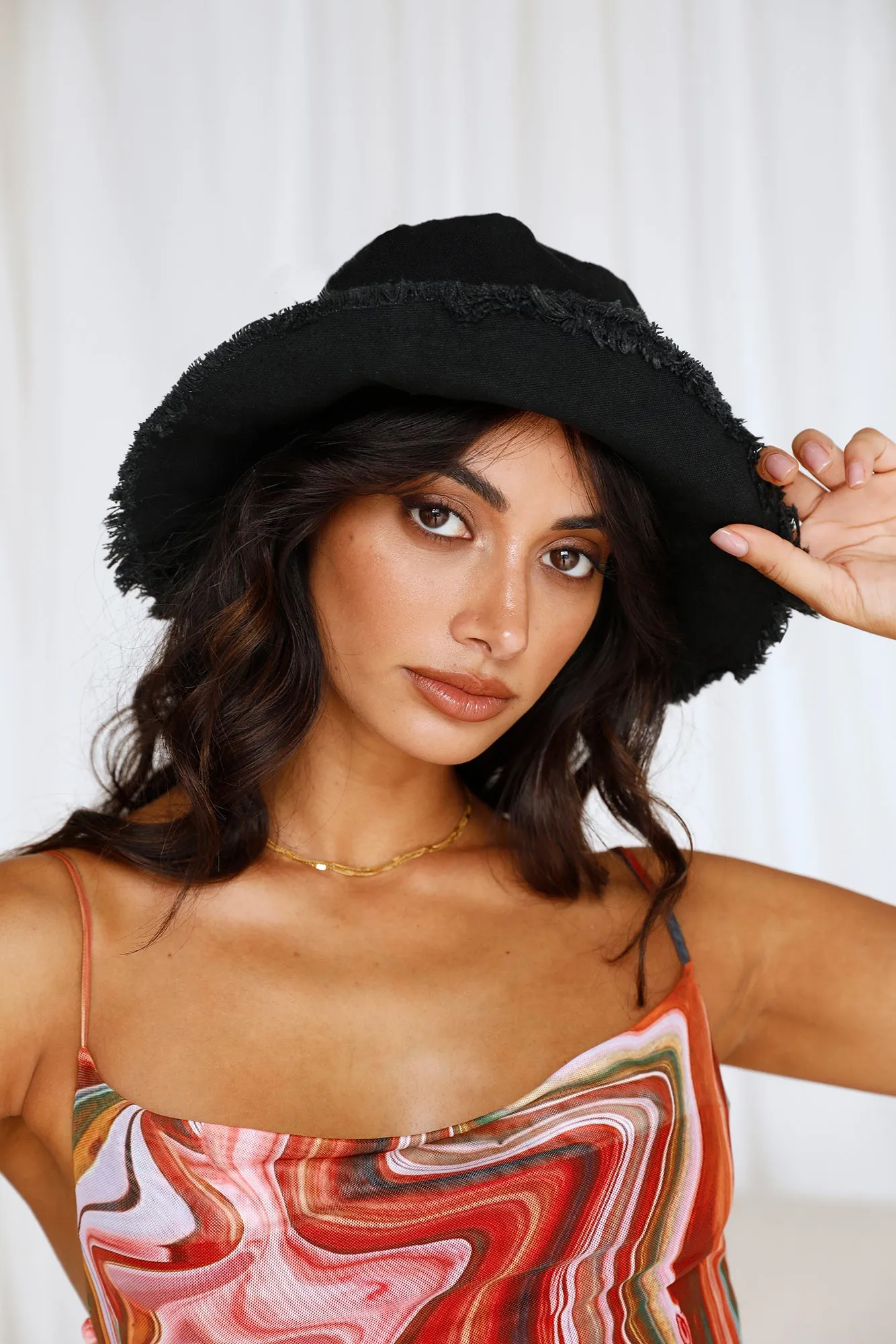 Sun Shower Bucket Hat Black