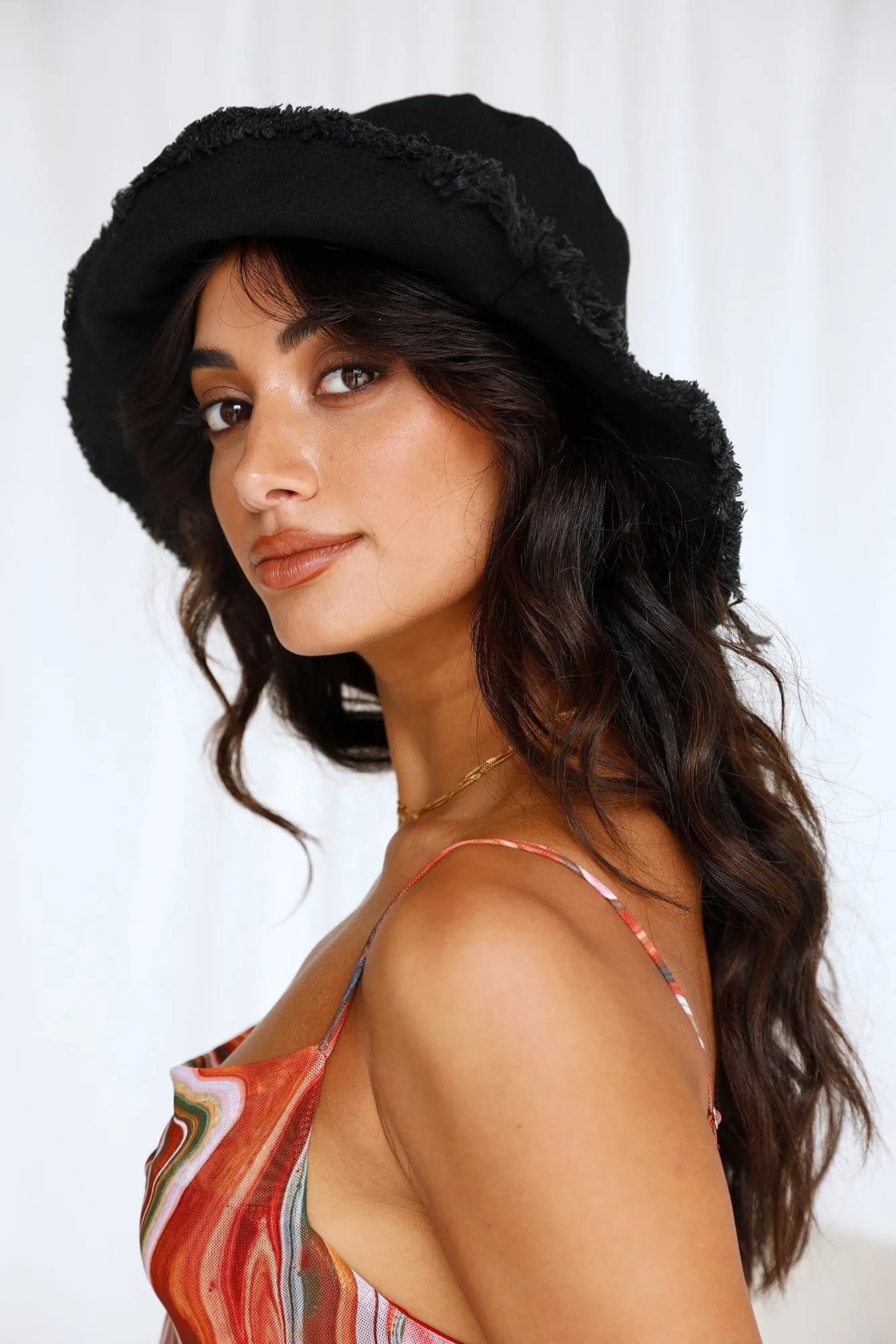 Sun Shower Bucket Hat Black