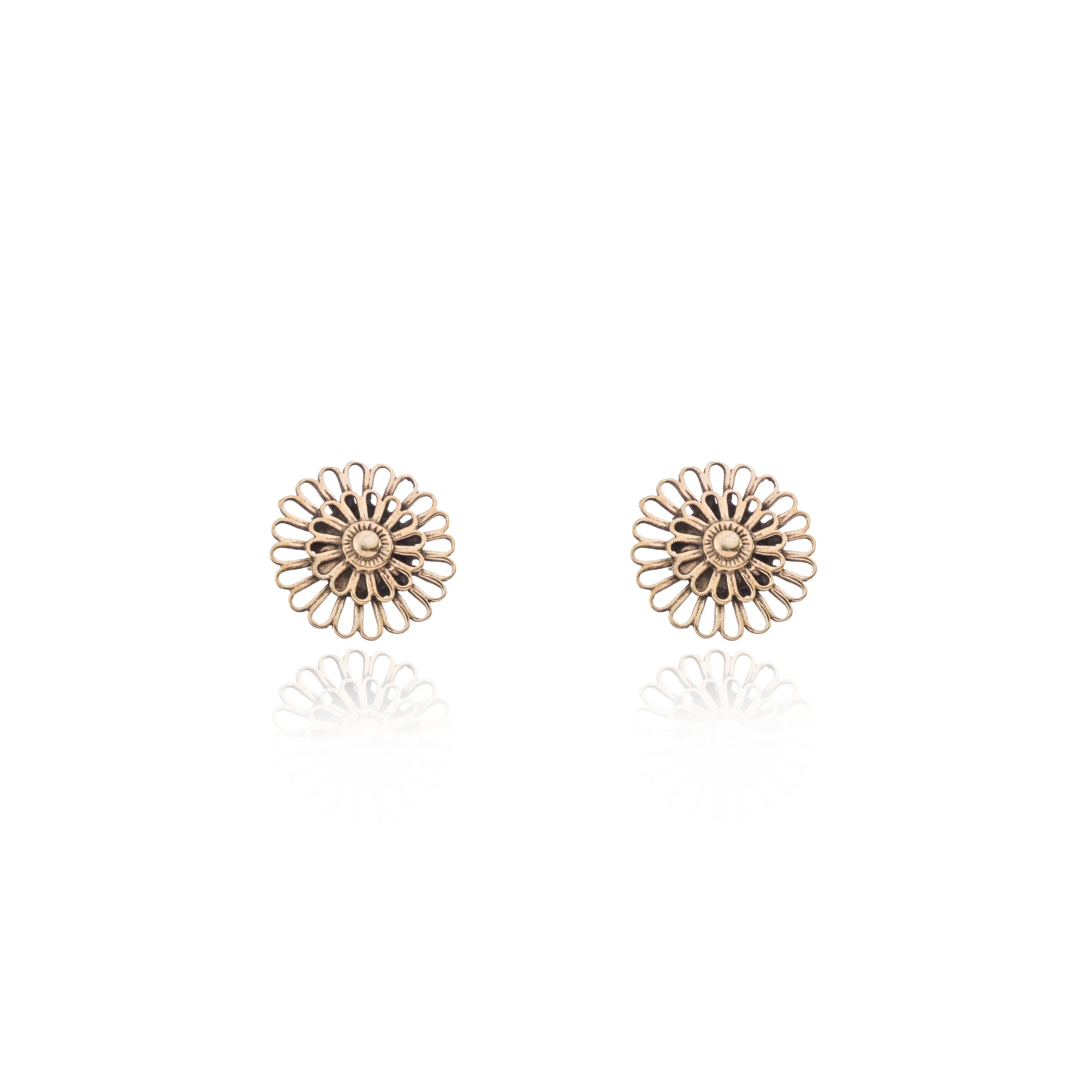 Surya Studs, Gold Vermeil