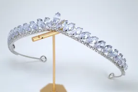 Swarovski wedding Dainty Leaves tiara, bridal crown tiara, Leaves wedding tiara, crystal bridal tiara, wedding crown, tiara bride