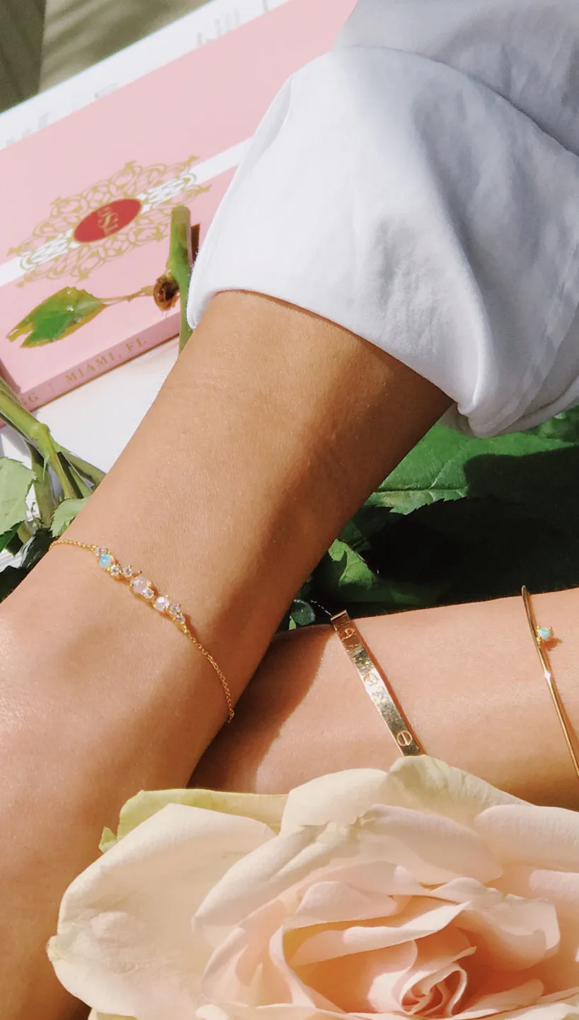 Tai Jewelry Opal Bar Bracelet