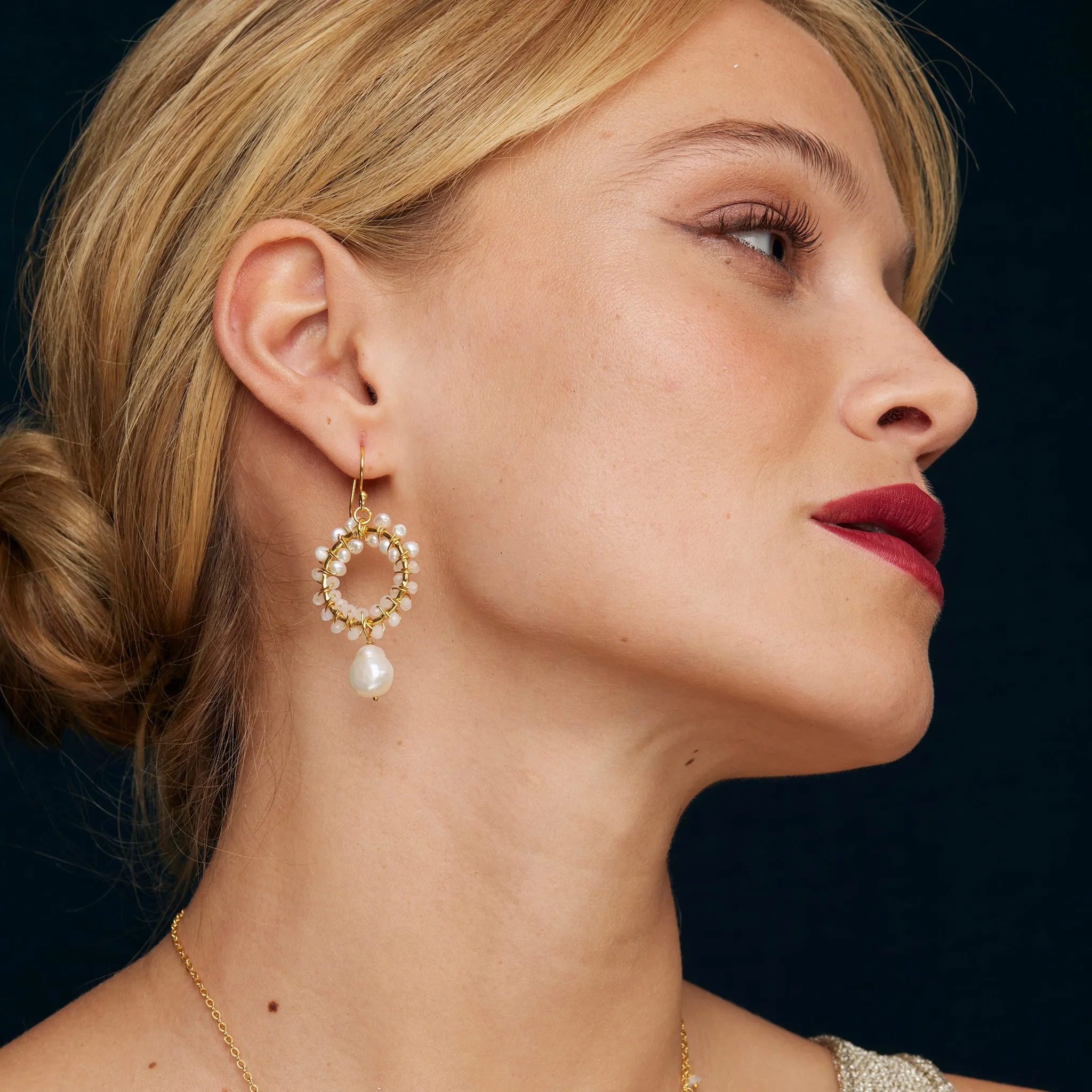 Talia Pearl Earrings