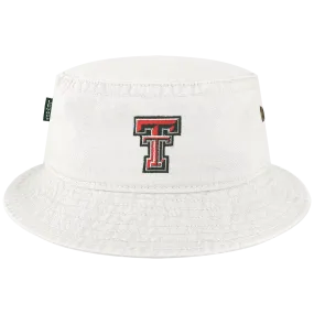 Texas Tech Red Raiders White Relaxed Twill Bucket Hat