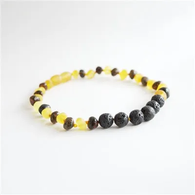The Amber Monkey- Raw Lemon/Green Lava 18”