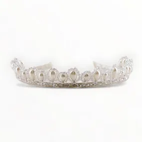The Carita Pearl and Crystal Tiara Designer Headband