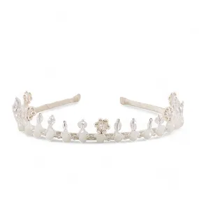 The Elqeena Crystal Crown Designer Girls Headband
