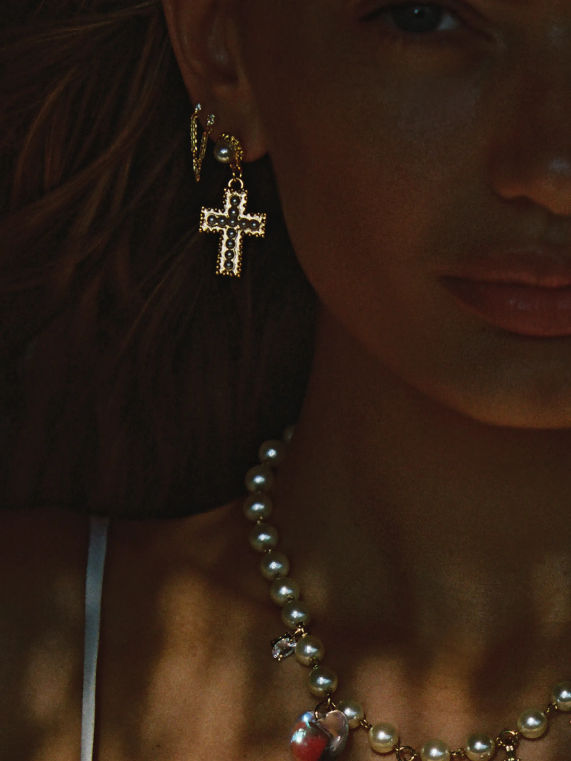 The Nadia Cross Earrings
