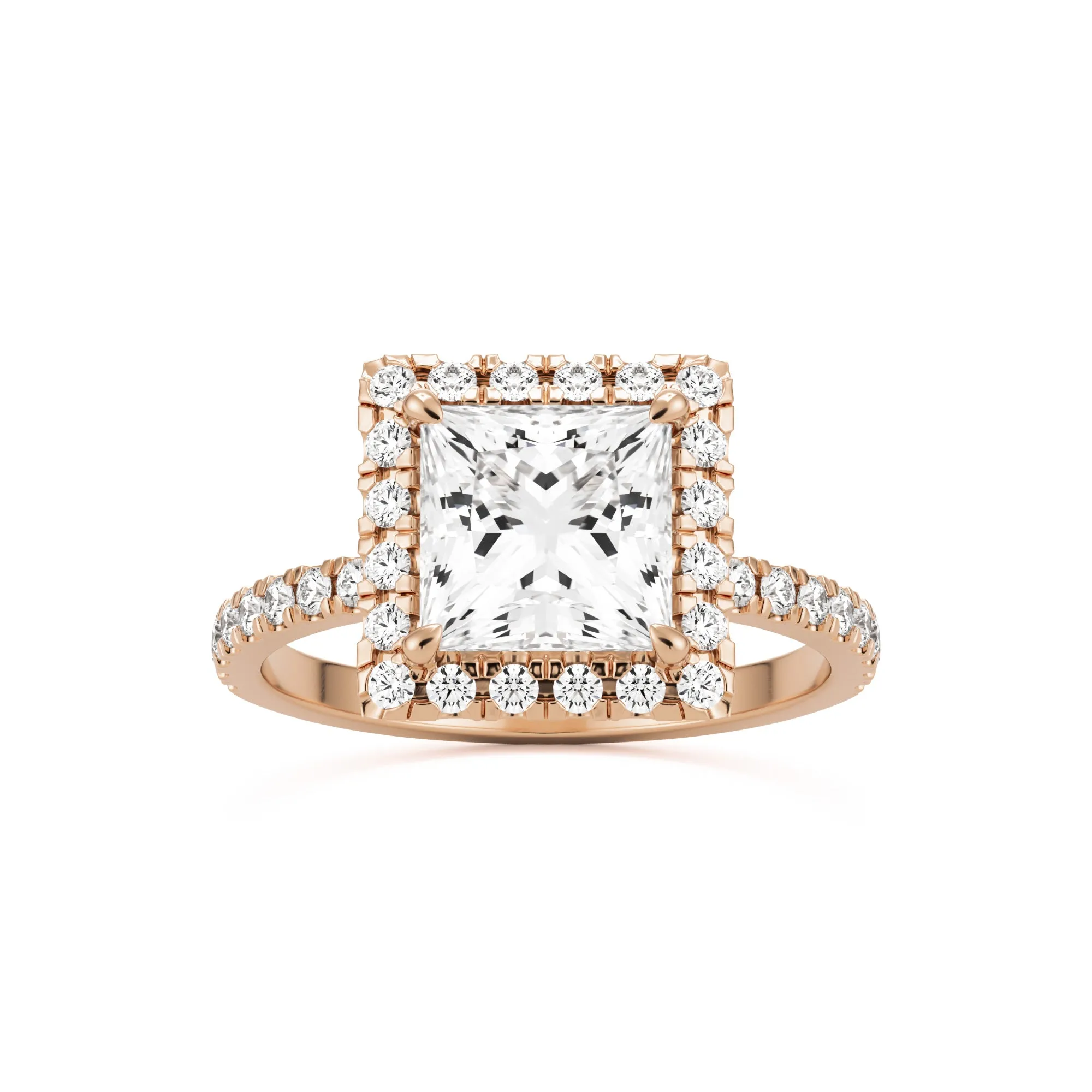 The Square Halo Pavé