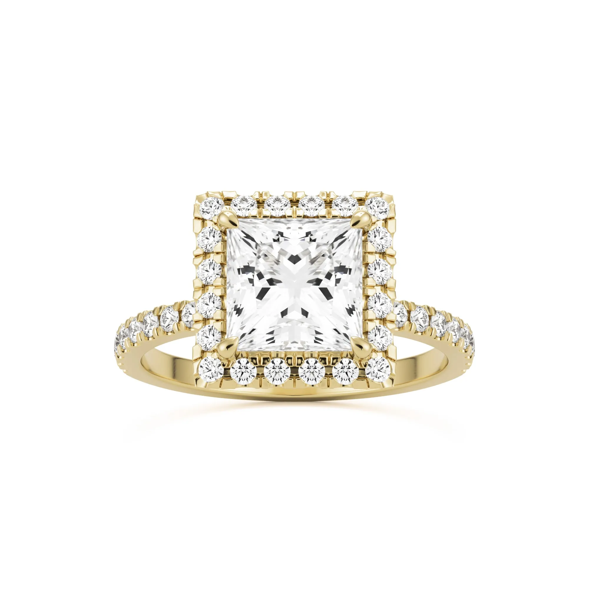 The Square Halo Pavé