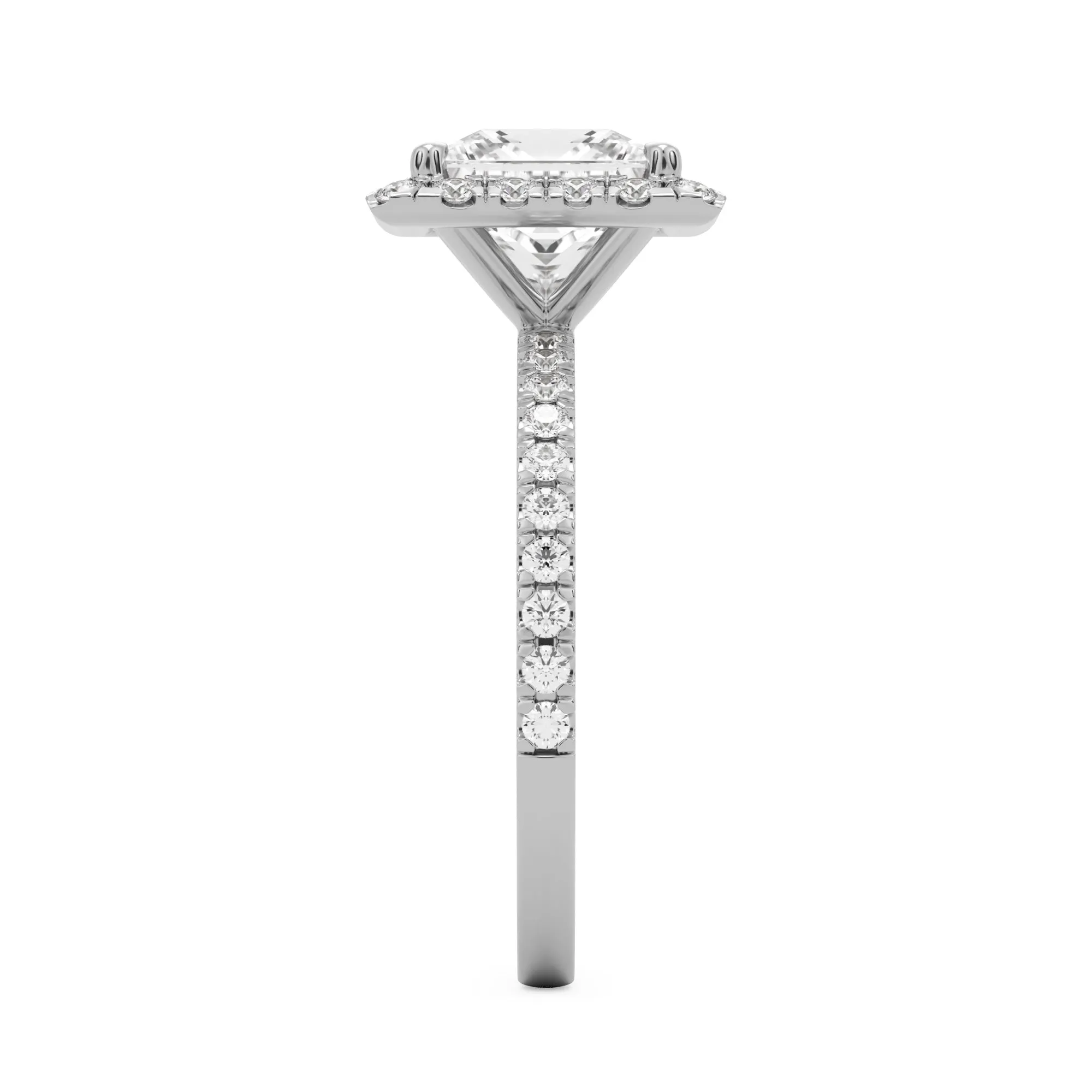 The Square Halo Pavé
