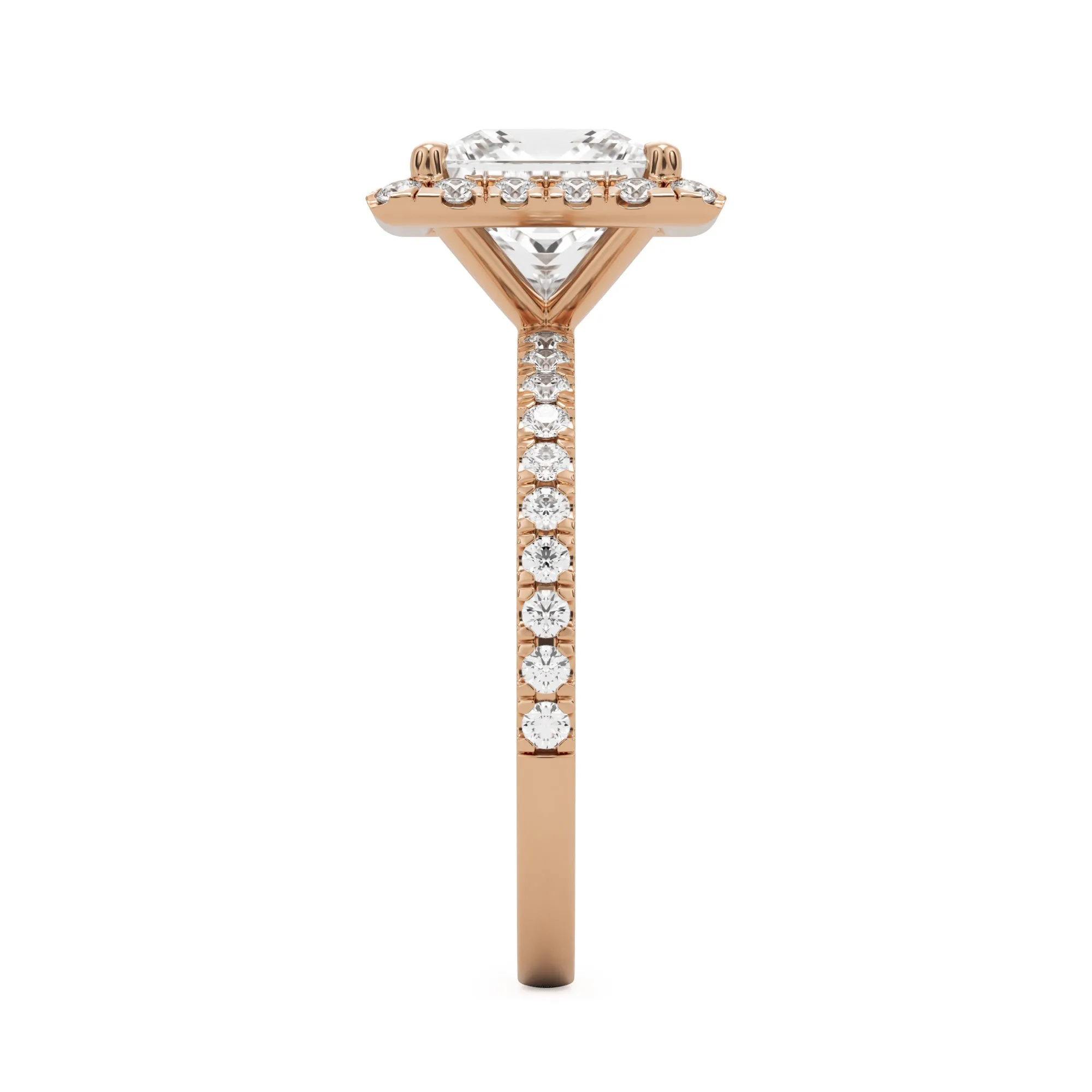 The Square Halo Pavé